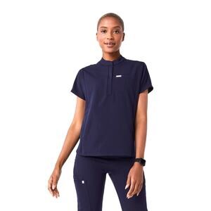 FIGS Montex Scrub Navy Top L
